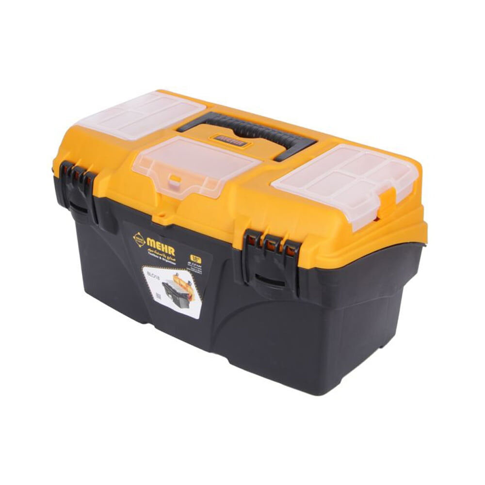 جعبه ابزار پلاستیکی 41 سانتی متر مهر مدل BLO-18