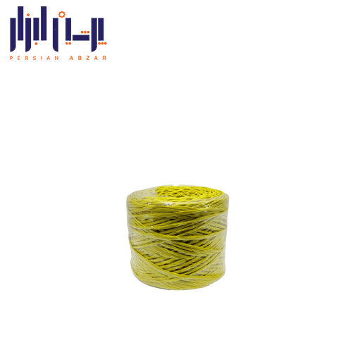 نخ تابیده زرد در گونی