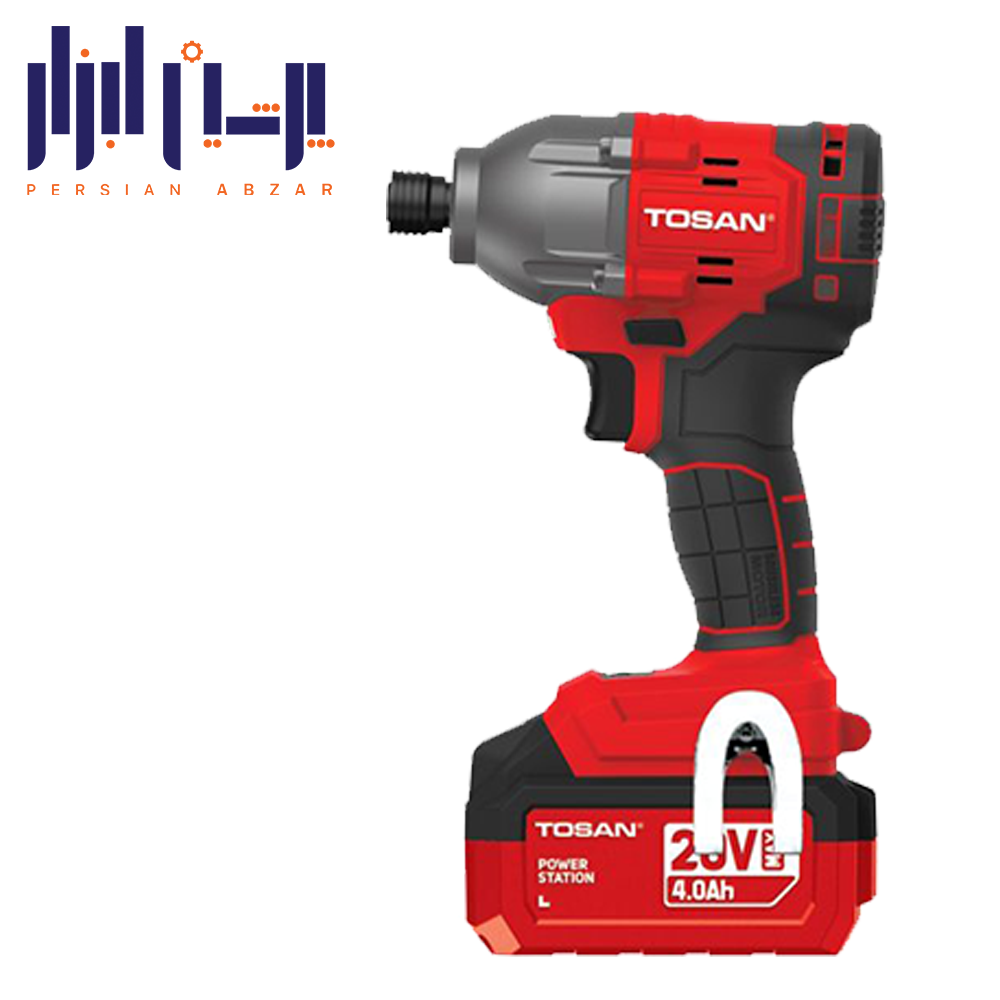 پیچ گوشتی شارژی ضربه ای براشلس 20 ولت توسن مدل 9520BIS