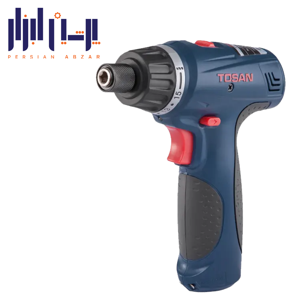 پیچ‌گوشتی شارژی 1/4 اینچ 7/2 ولت توسن مدل 2027SCX Plus