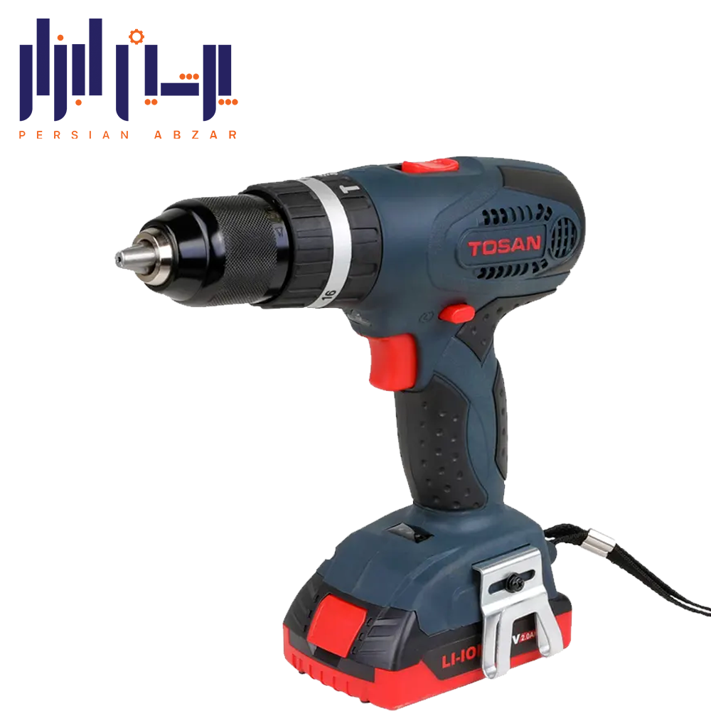 دریل پیچ‌گوشتی شارژی چکشی 18 ولت توسن مدل 9018SCI