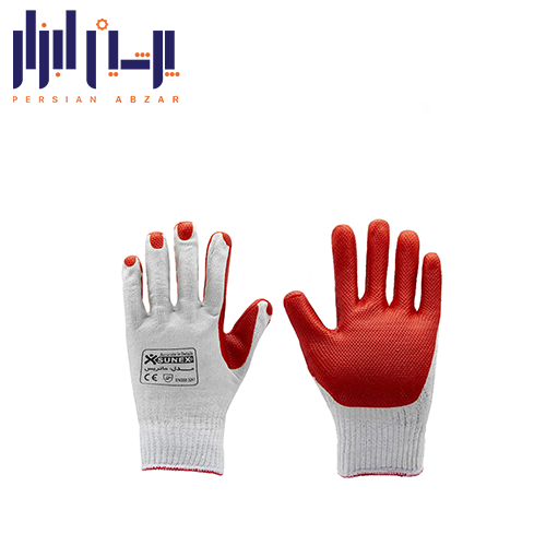 دستکش سانکس ماتریس مدل S1901 کف بافت لاتکس لمینت