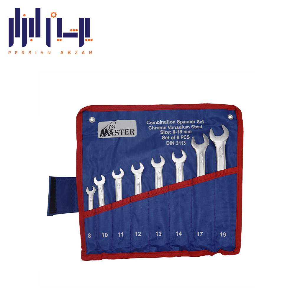 آچار ست 8 عددی سه دایره 1050 برند مستر