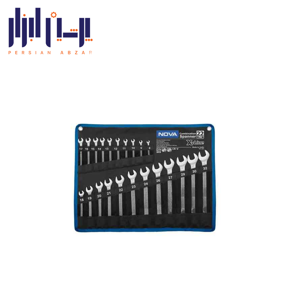 ست آچار کیفی 22 عددی نوا مدل 9432