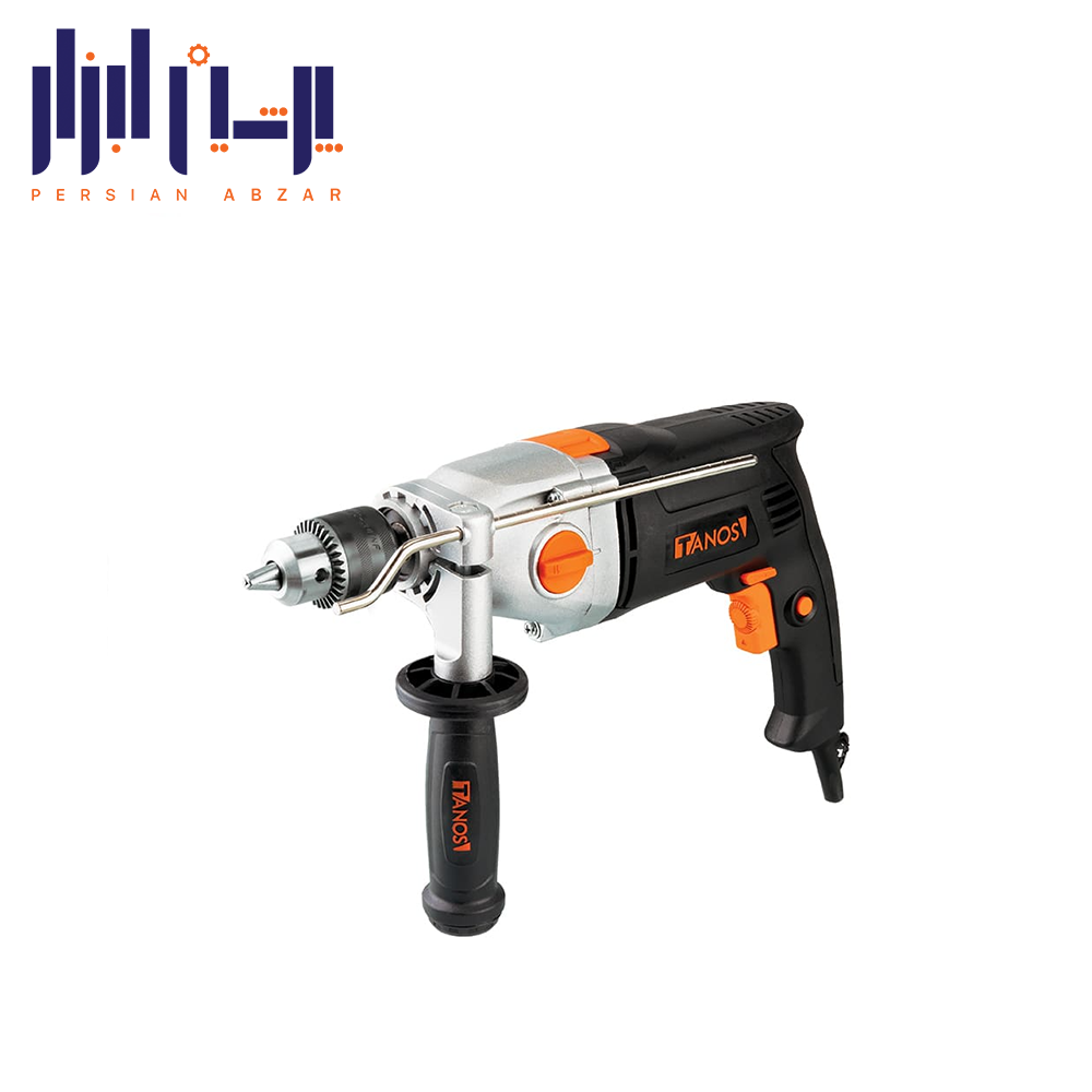 دریل چکشی گیربکسی 13 میلیمتر 1100 وات تانوس مدل ID-1311