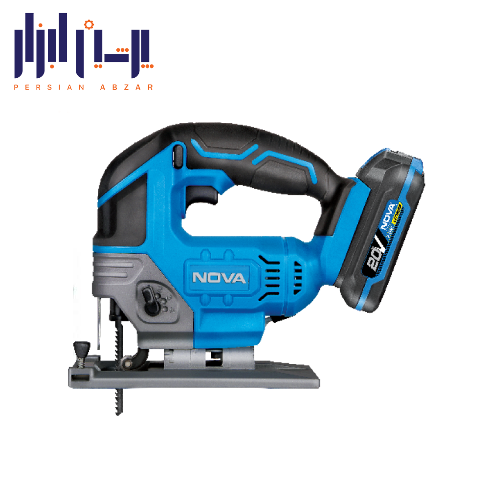 اره عمود بر شارژی 20 ولت نوا 2 باتری مدل 7740