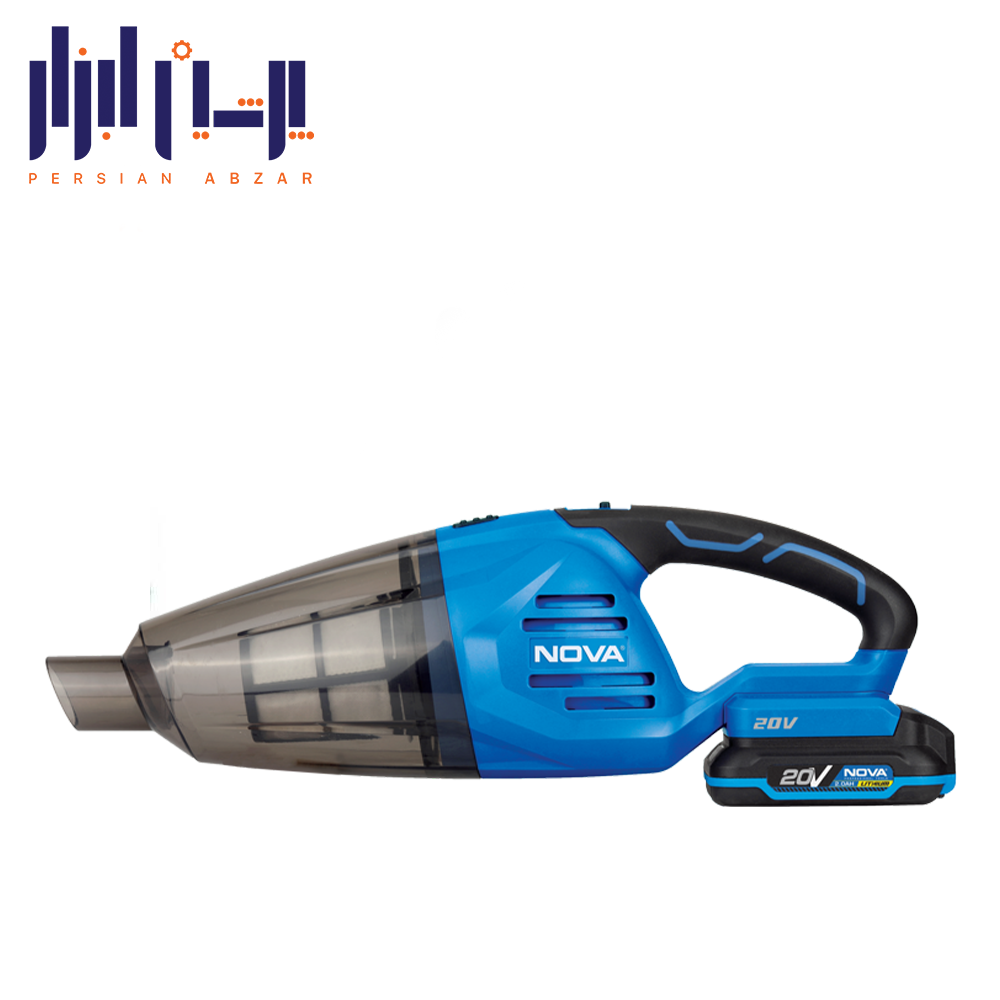 جارو شارژی 20 ولت با ظرفیت 500 میلی لیتر نوا مدل 7757