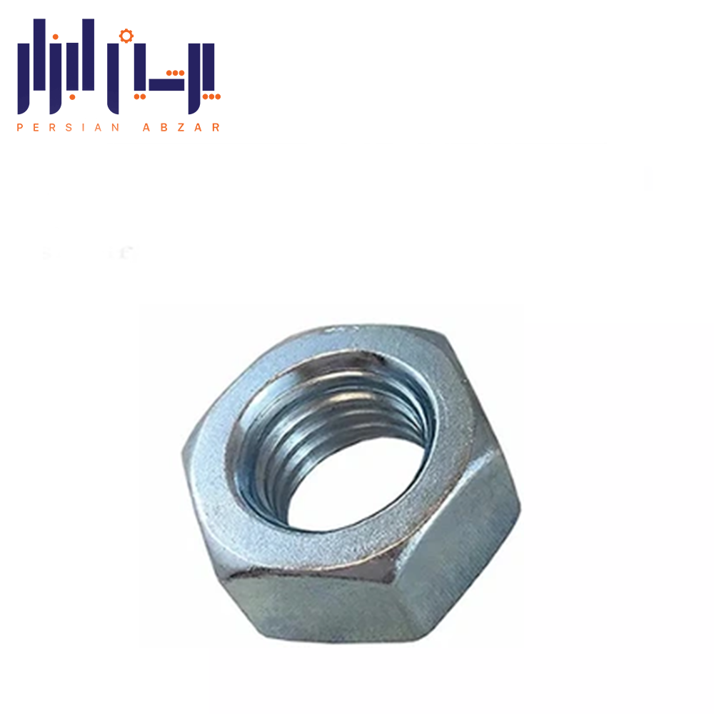 مهره گالوانیزه سایز 10 بسته بندی 100 عددی