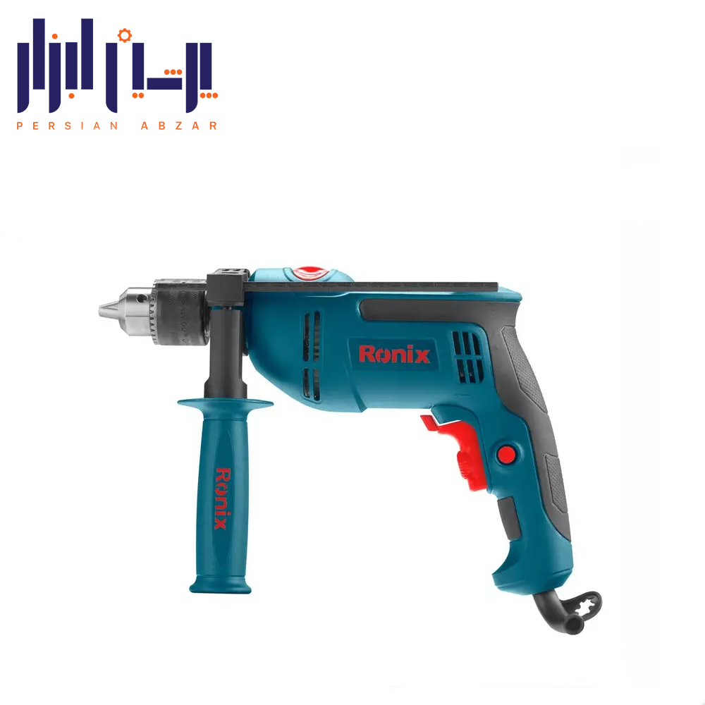 دریل 13 میلی متری چکشی سه نظام آچاری 750 وات رونیکس  مدل 2260