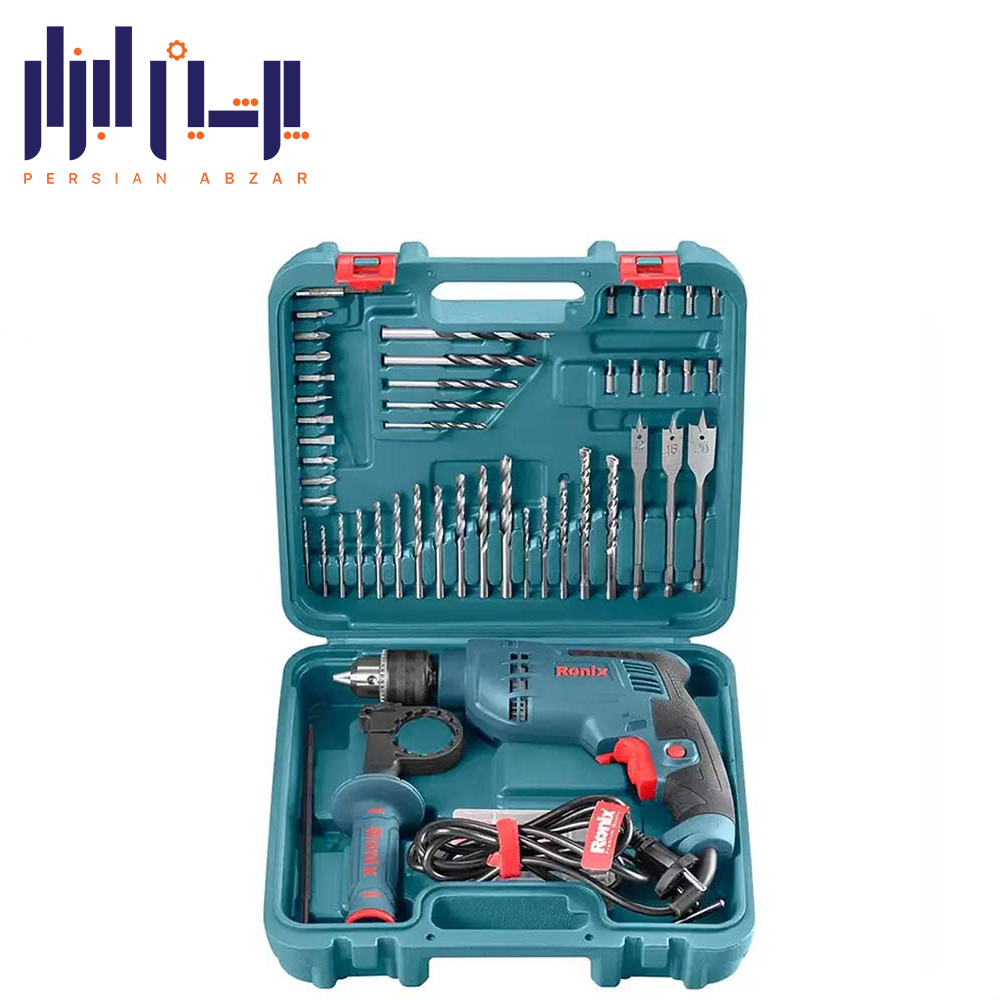 کیت دریل و متعلقات 52 پارچه NEW رونیکس مدل RS-0006