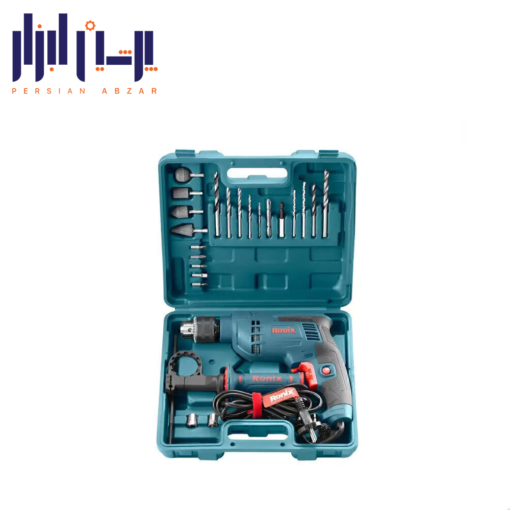 کیت دریل و متعلقات 33 پارچه NEW رونیکس مدل RS-0008