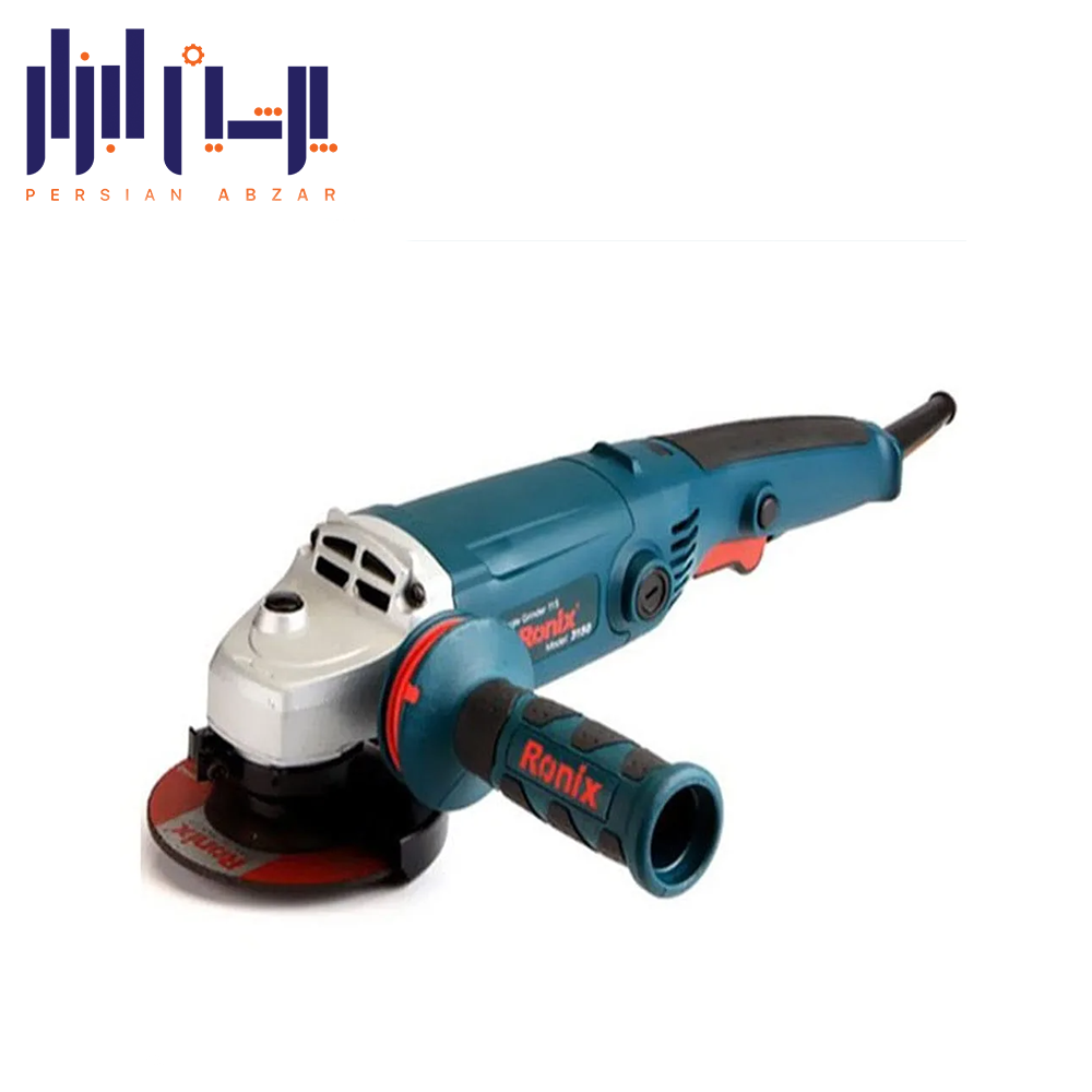 مینی فرز 115 میلی متری دسته بلند 1050 وات رونیکس مدل 3150