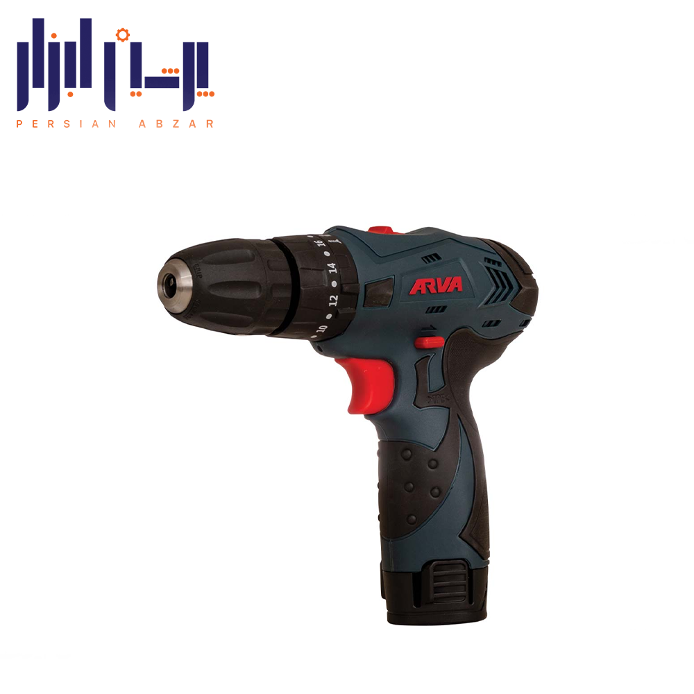 دريل شارژي 12 ولت چکشي مدل 5851 آروا