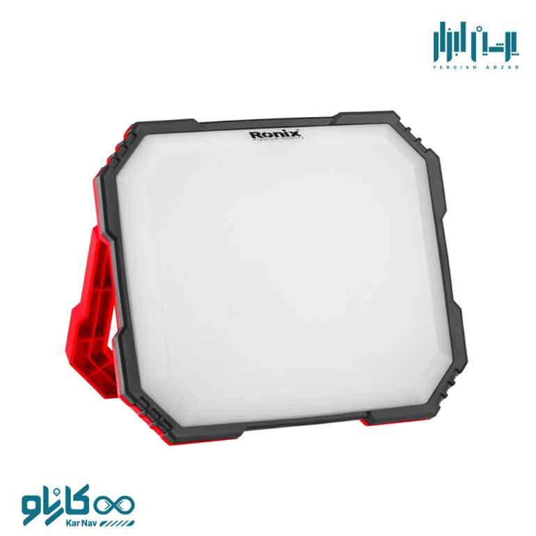 نورافکن LED برقی 50 وات رونیکس با دسته تاشو برقی-کد RH-4217