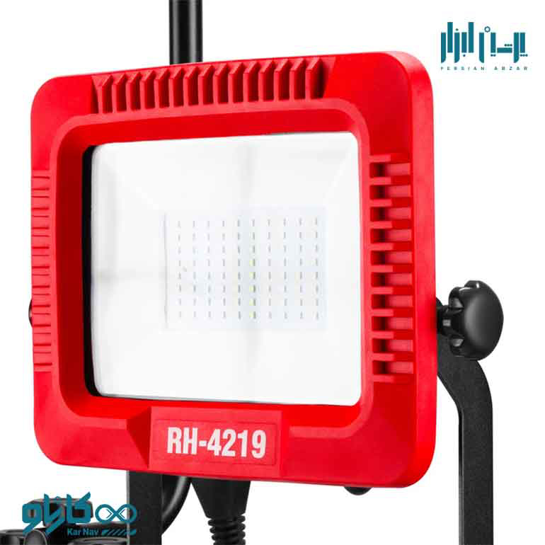 نورافکن LED برقی 50 وات رونیکس با دوبل با سه پایه-کد RH-4219