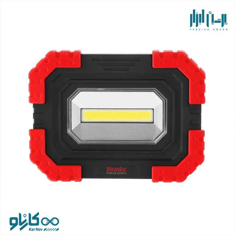 نورافکن کتابی شارژی 900 لومن 3.7 ولت رونیکس- کد RH-4273