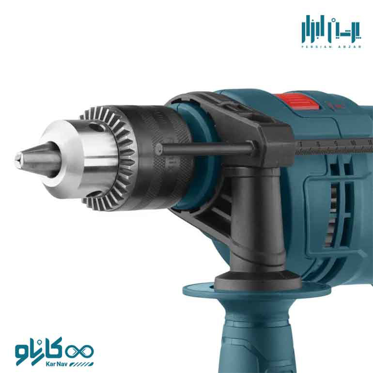 دریل چکشی 13 میلی‌متری رونیکس-750 وات-سه نظام آچاری- کد 2214