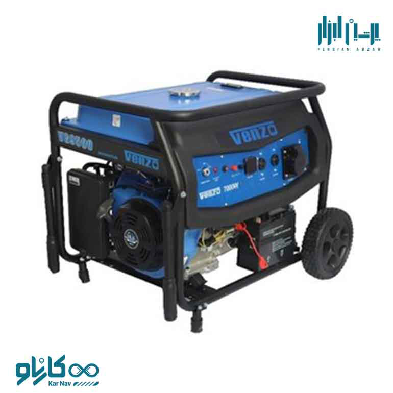 موتور برق استارتی چرخ دار 9500 وات نوا کد 9595