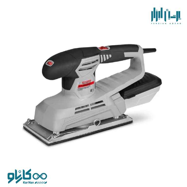 سنباده لرزان 230 میلی متری 350 وات مستطیل دور متغیر کرون کد CT13588