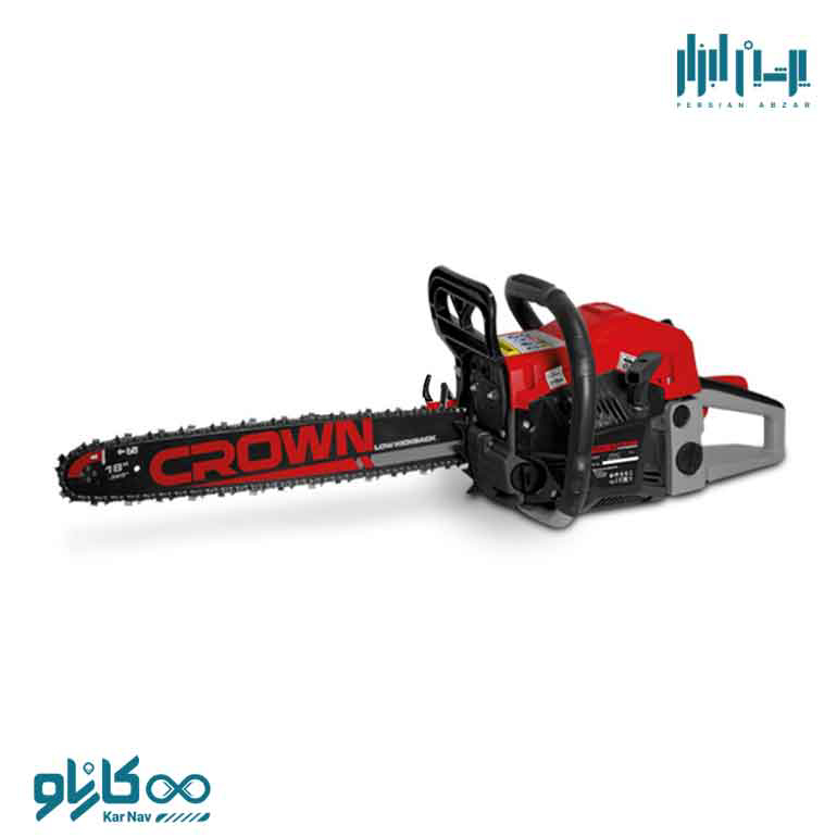 اره زنجیری بنزینی 45 سانتی‌متر 1800 وات کرون کد CT20101