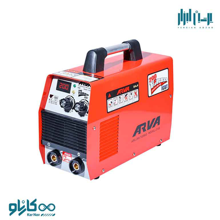 دستگاه جوشکاري اينورتر 200 آمپر آروا بدون متعلقات کد 2103