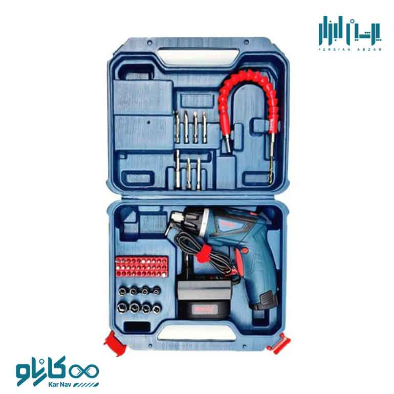 کیت پیچ گوشتی شارژی7.2ولت 49پارچه رونیکس کد 8572