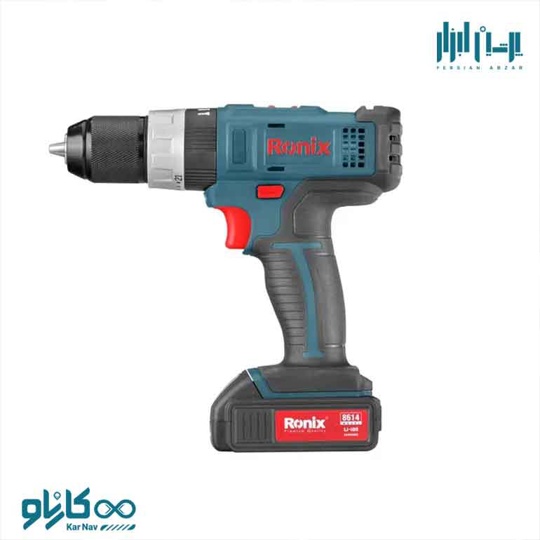 دریل پیچ گوشتی شارژی لیتیوم 14 ولت رونیکس کد 8614
