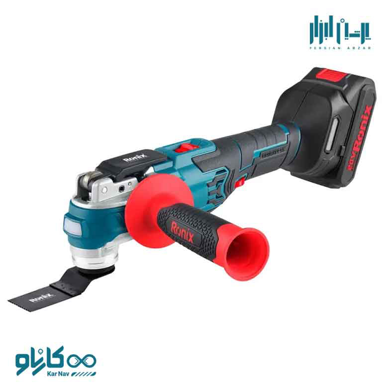 فرز همه کاره شارژی براشلس 20ولت رونیکس کد 8659