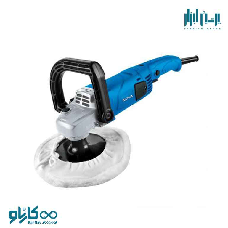 پولیش برقی 180 میلی متر دیمردار 1200 وات نوا کد 3410