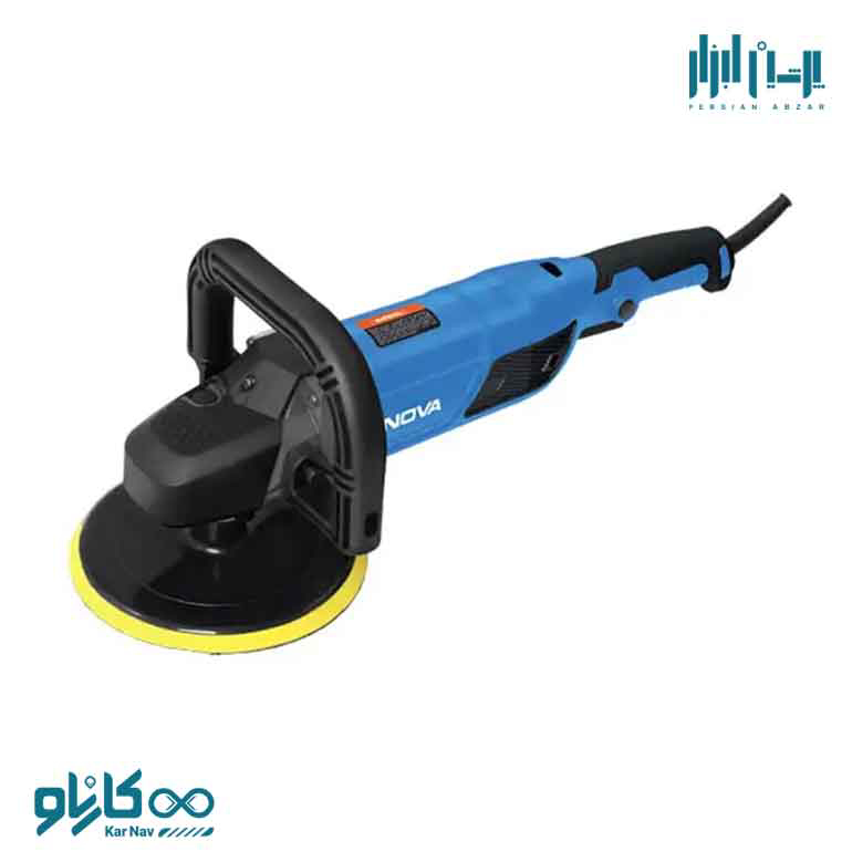 پولیش دسته بلند 180 میلی متر دیمر دار 1500 وات نوا کد 3414