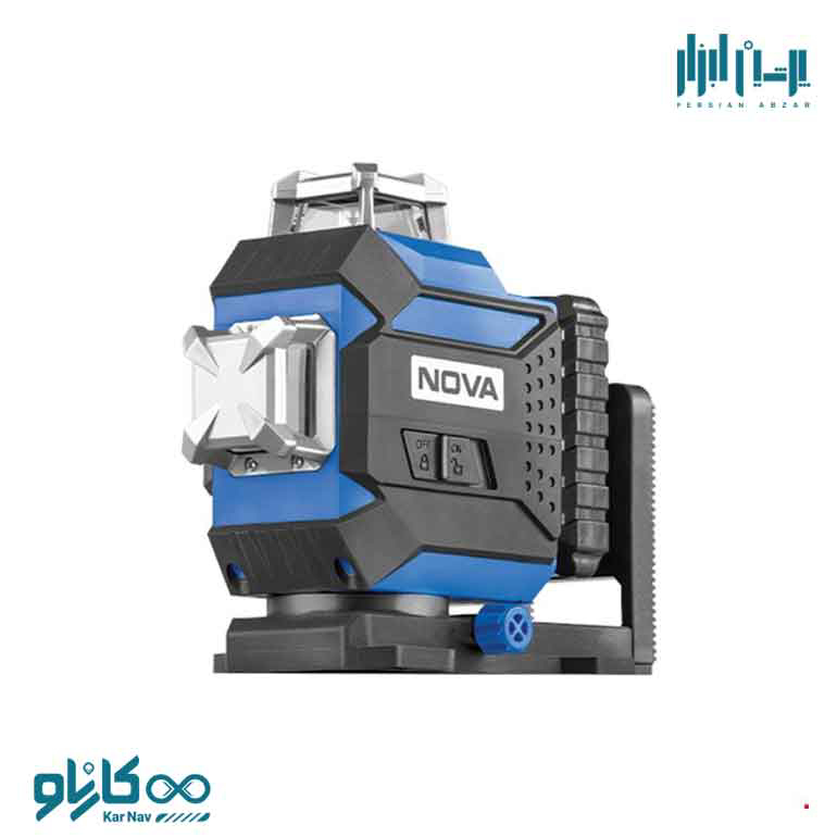 تراز لیزری شارژی سه بعدی 360 درجه سبز نوا کد 2675G
