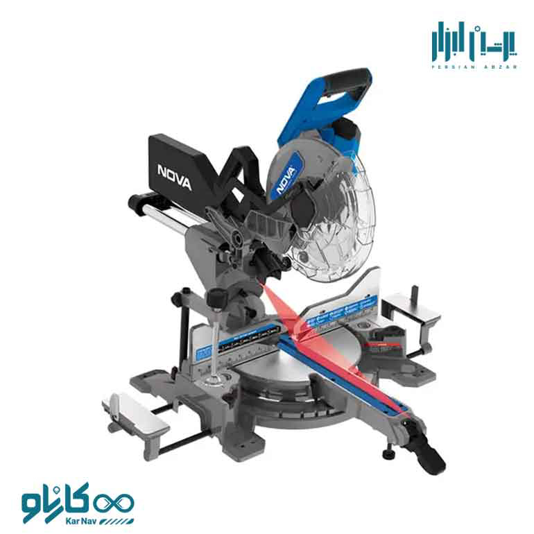 فارسی بر کشویی 255 میلی متر 2000 وات دوطرفه نوا کد 5727