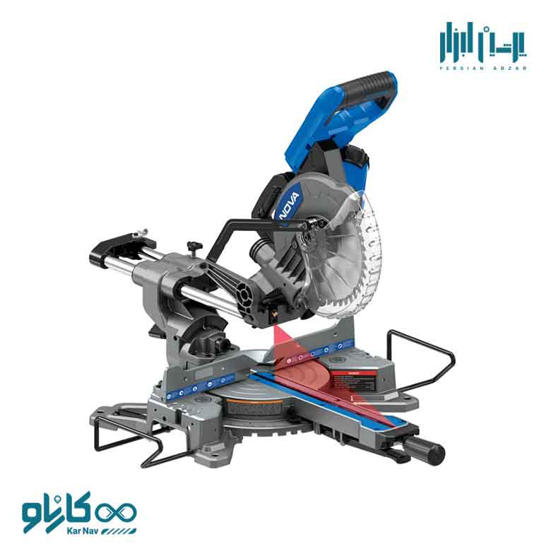 فارسی بر کشویی 210 میلی متر 1500 وات دوطرفه نوا کد 5723