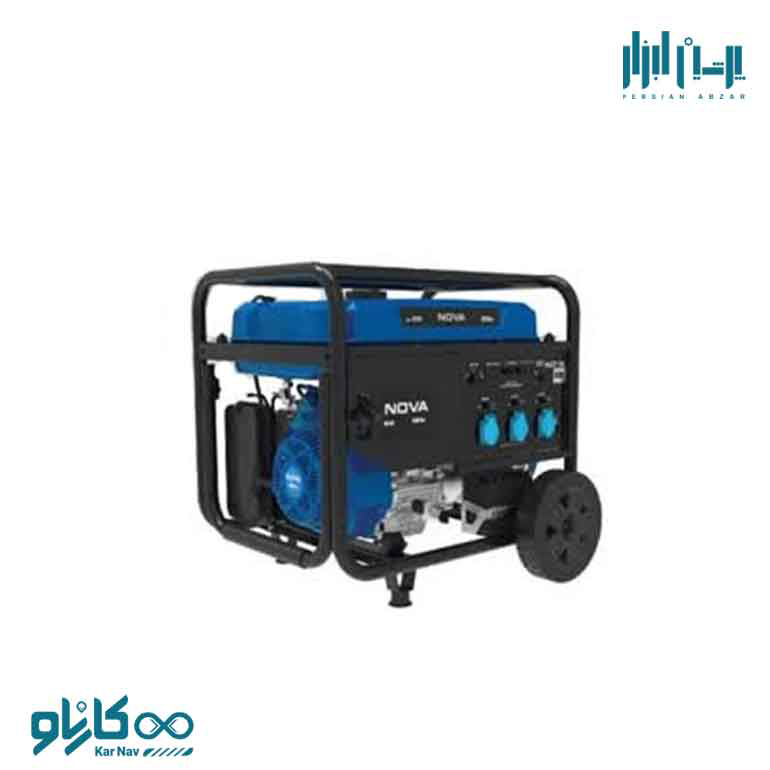 موتور برق استارتی چرخ دار 8800 وات نوا کد 9588