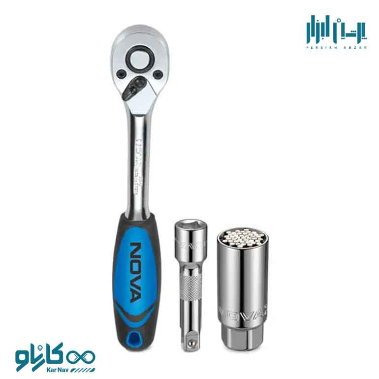 ست بکس همه کاره 9 تا 21 میلی متر نوا کد 7402