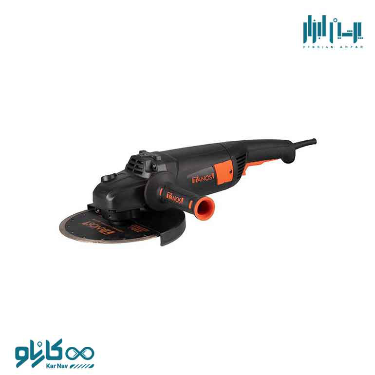 فرز سنگ بری 230 میلی متر 2600 وات تانوس کد AG-2326