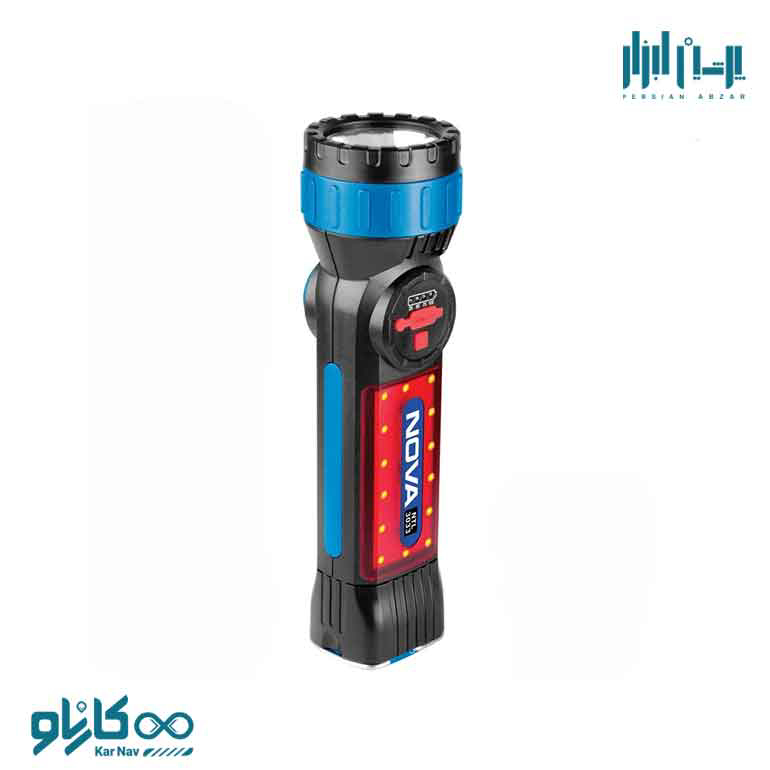 چراغ قوه لیتیوم حرفه ای 300 متر Night vision نوا کد 3033
