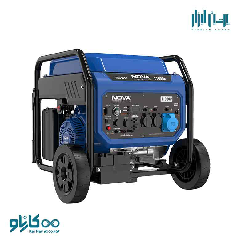 موتور برق استارتی (چرخ دار) 11000 وات اینورتر نوا کد 8511