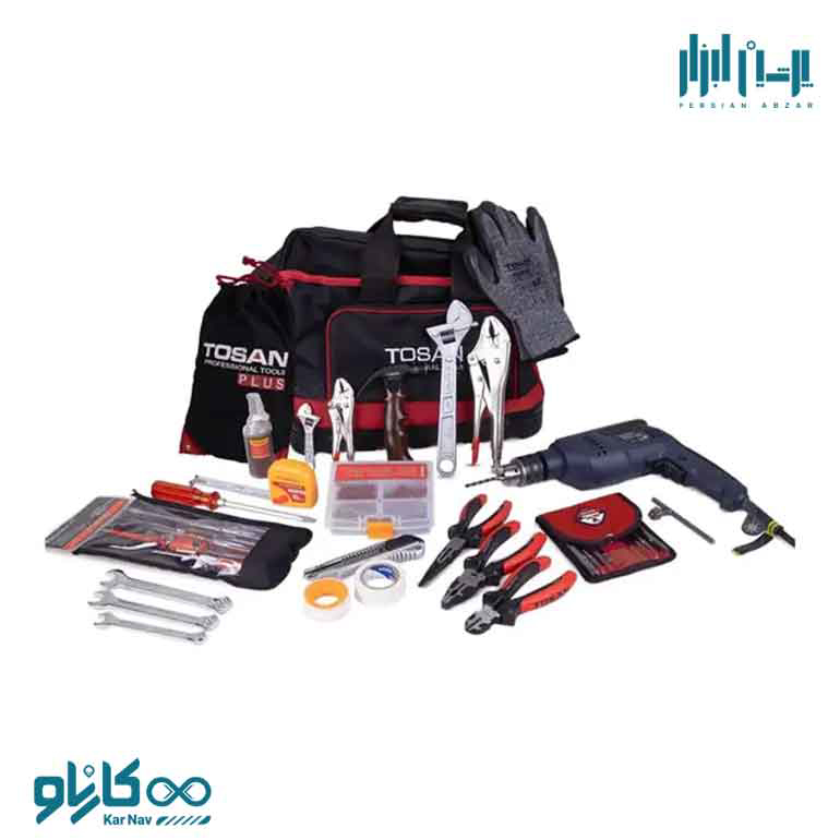 کیت ابزار 43 پارچه توسن کد T3501K