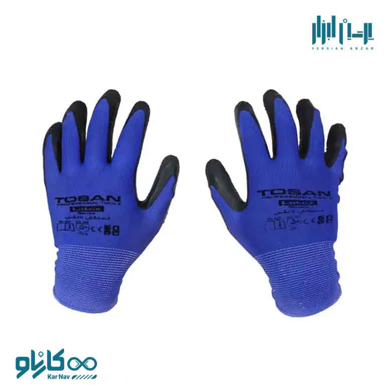 دستکش صنعتی فلامنت لاتکس ضد برش توسن کد TDP-L10