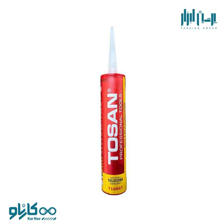 چسب سیلیکون شفاف (بی رنگ) توسن کد T100XT