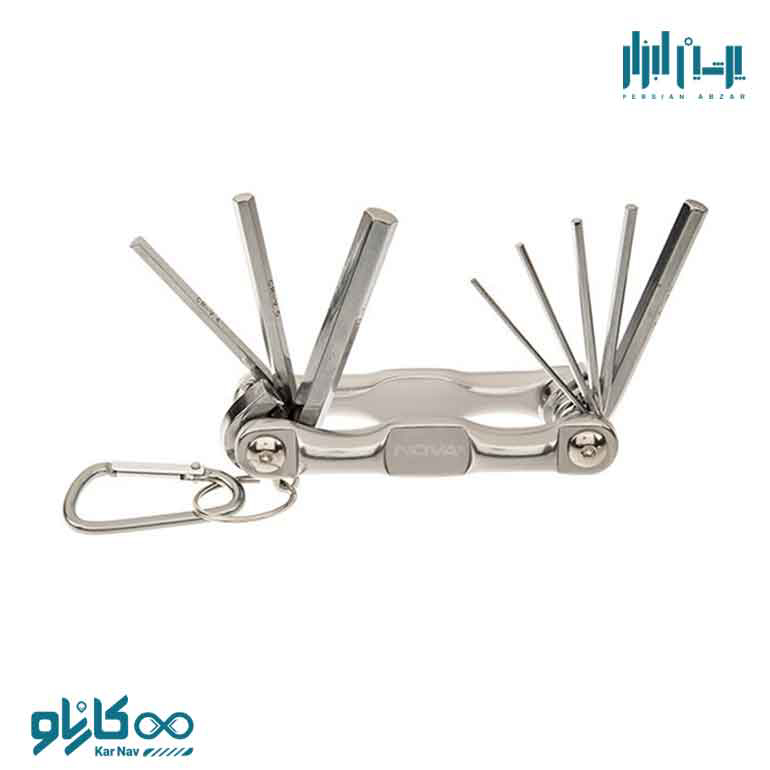 آلن چاقویی فانتزی شش گوش 8 عددی نوا کد 1007