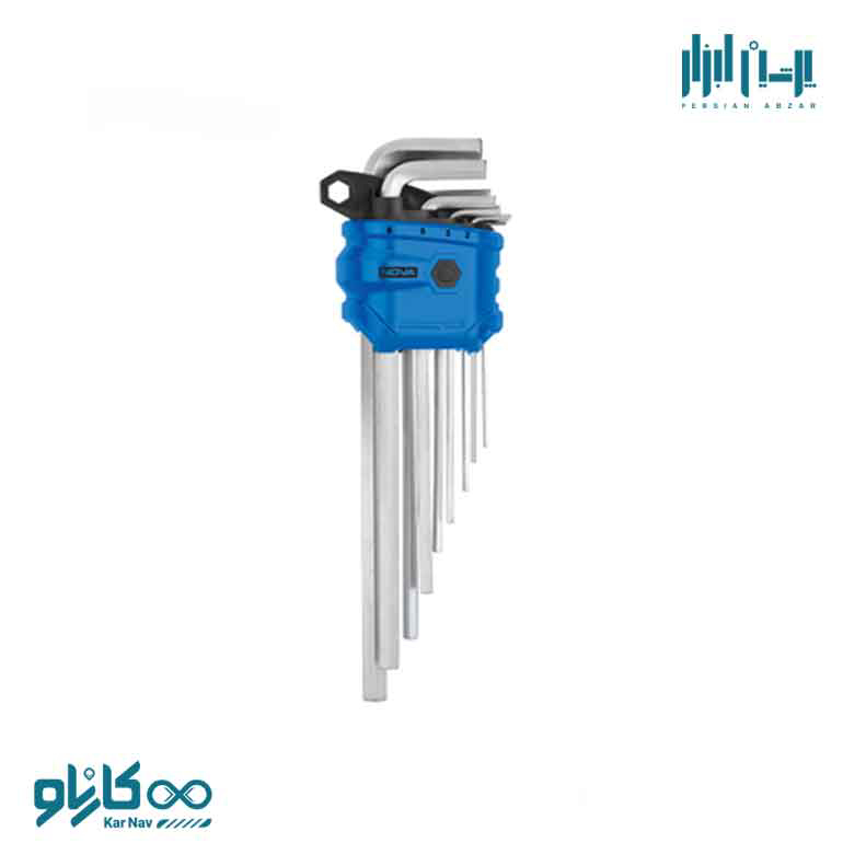 ست آلن شش گوش 9 عددی سایز فوق بلند نوا کد 1154