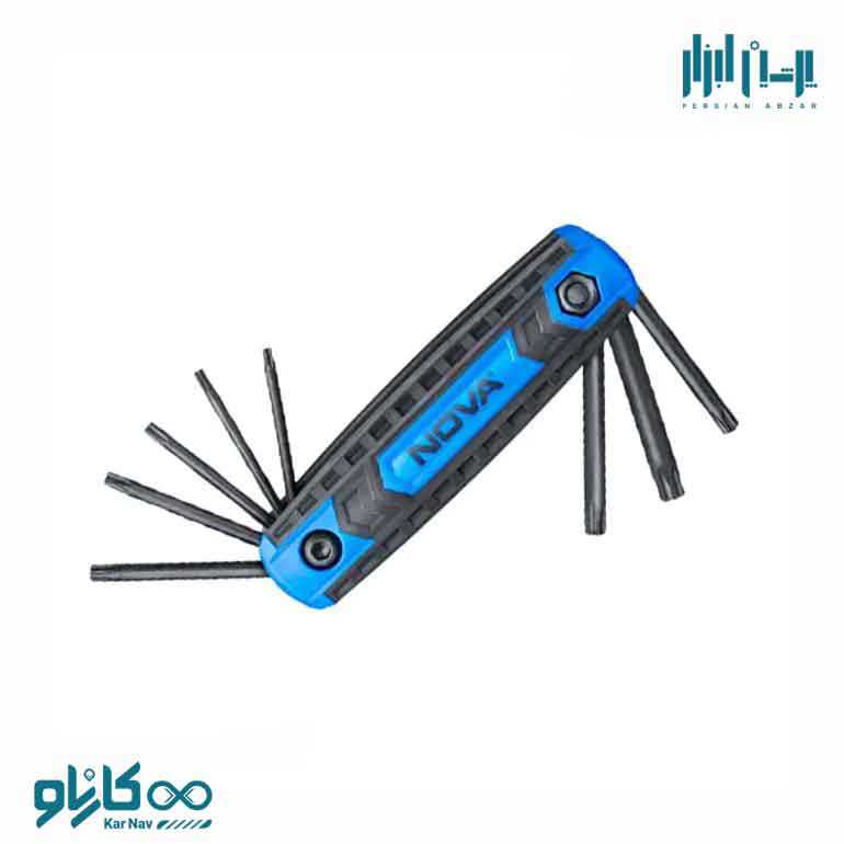 آلن چاقویی ستاره ای 8 عددی نوا کد 1160