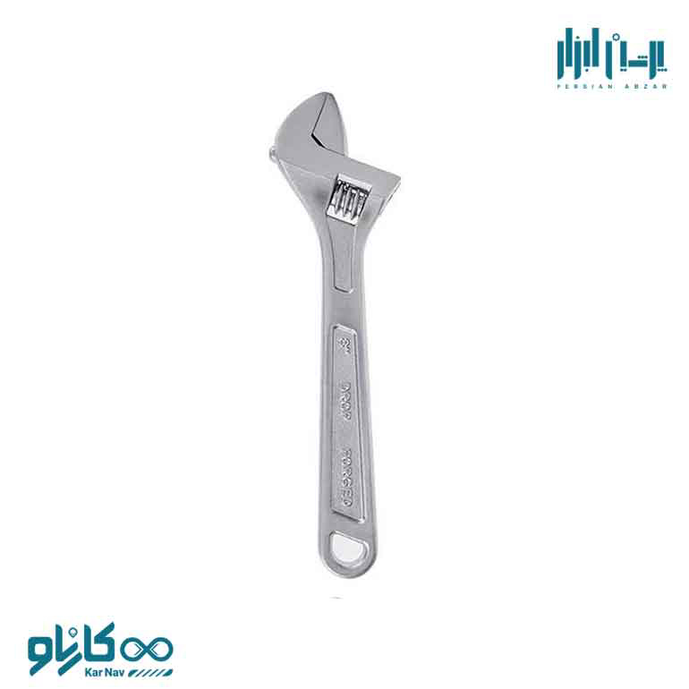 آچار فرانسه سفید سایز 8 اینچ نوا کد 3002