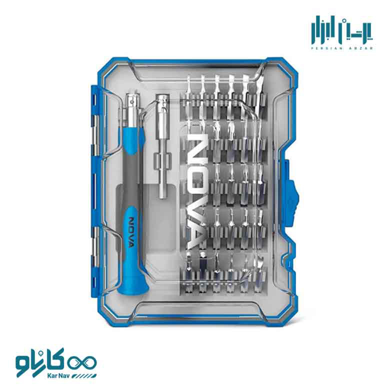 ست 32 پارچه پیچ گوشتی موبایلی نوا کد 1328