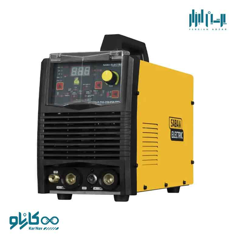 تیگ اینورتر DC250 Cold P تکفاز دیجیتال هواخنک پالسی با HF صبا الکتریک کد DC Cold Tig 250-Plused