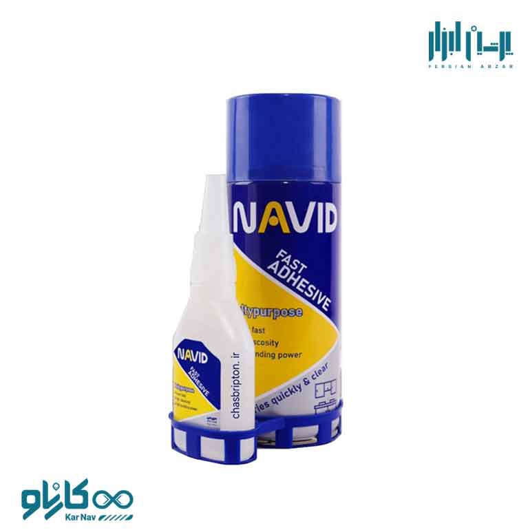 چسب 123 حجم 400 میلی لیتر نوید مدل KPN-1001