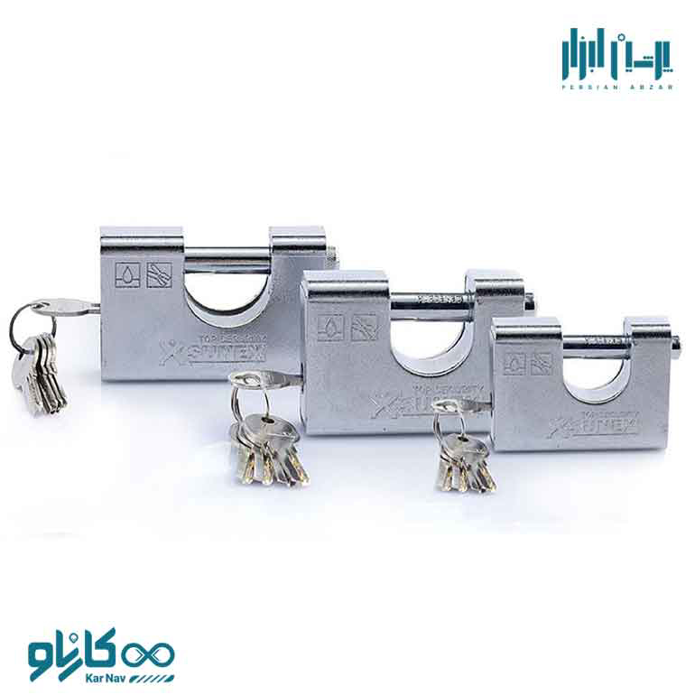 قفل کتابی برند سانکس مدل زاگرس سایز 104 کد KPSZ-104