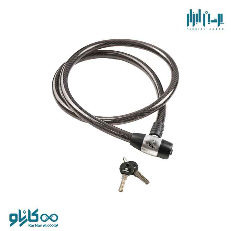 قفل بکسلی موتور سیکلت سایز 18*150 سان مکس کد 2418